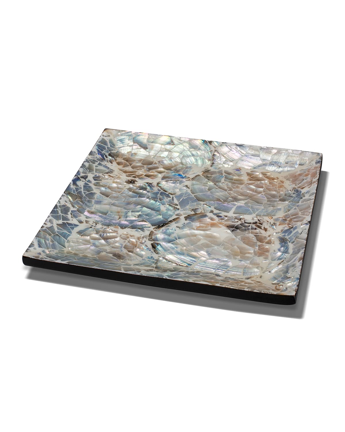 Shop Ladorada Mother Of Pearl Platter In Neutral Pattern