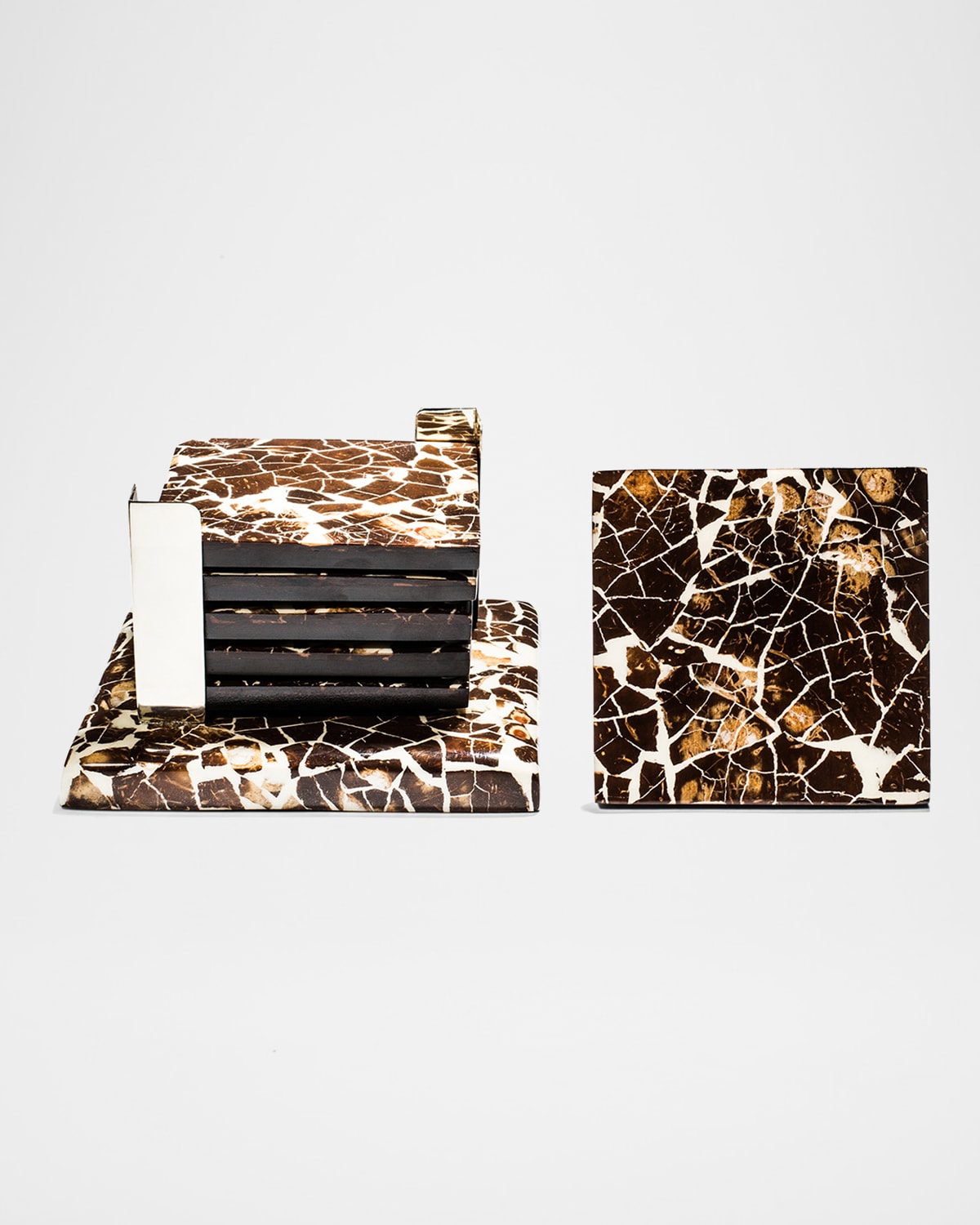 Ladorada Coconut 7-piece Coaster Set