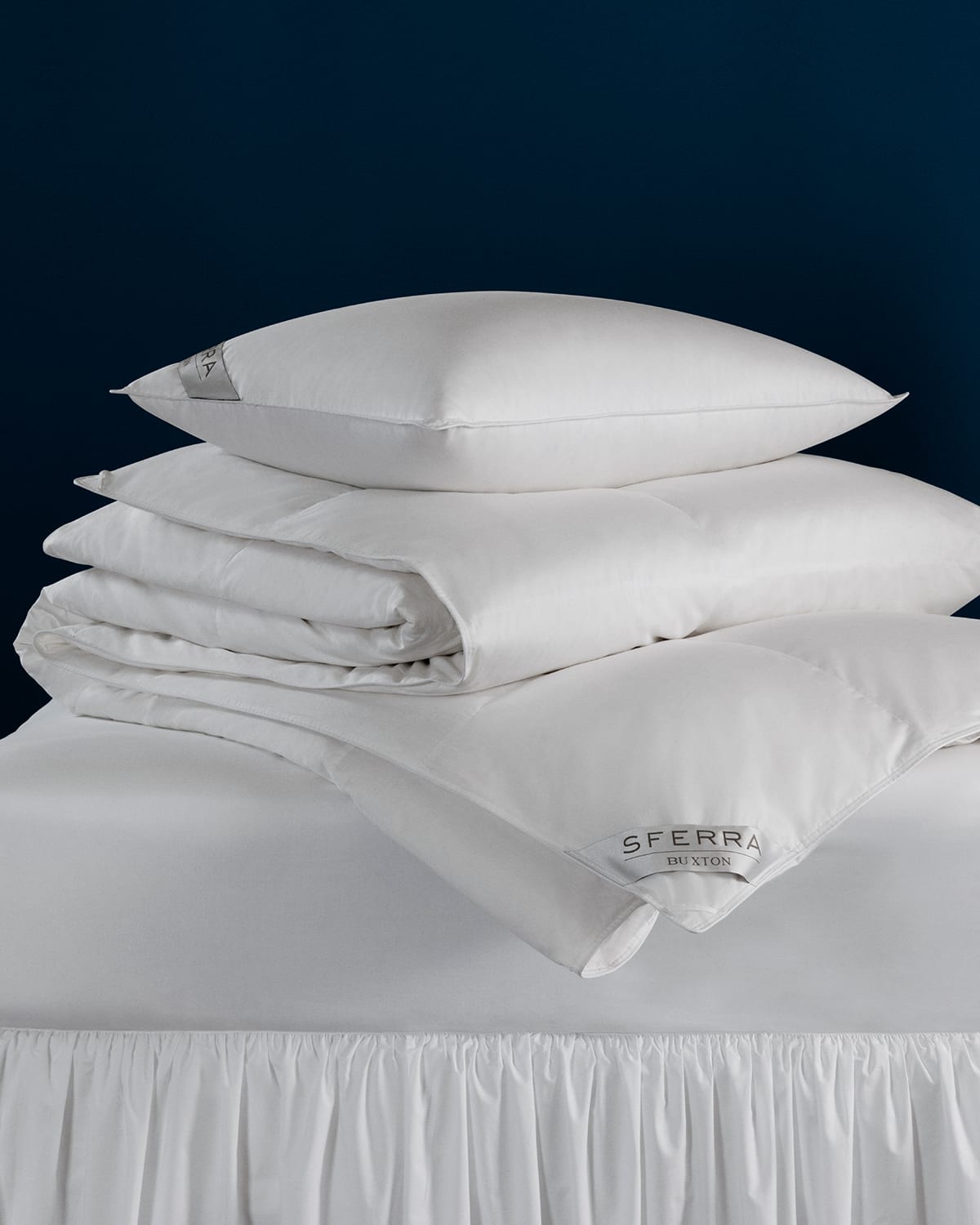 Shop Sferra 600-fill European Down Boudoir Pillow In White