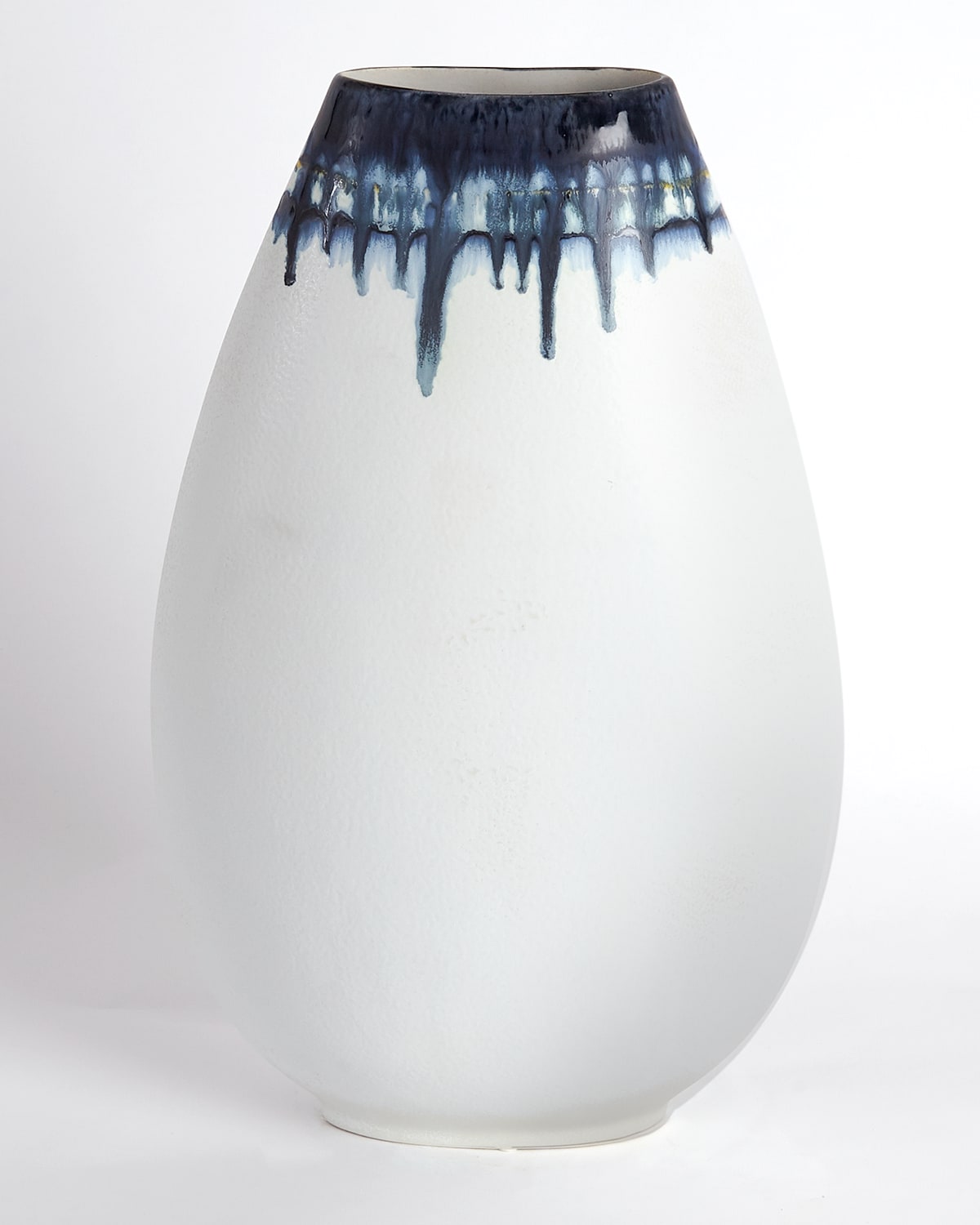 Large Glass Drip Vase