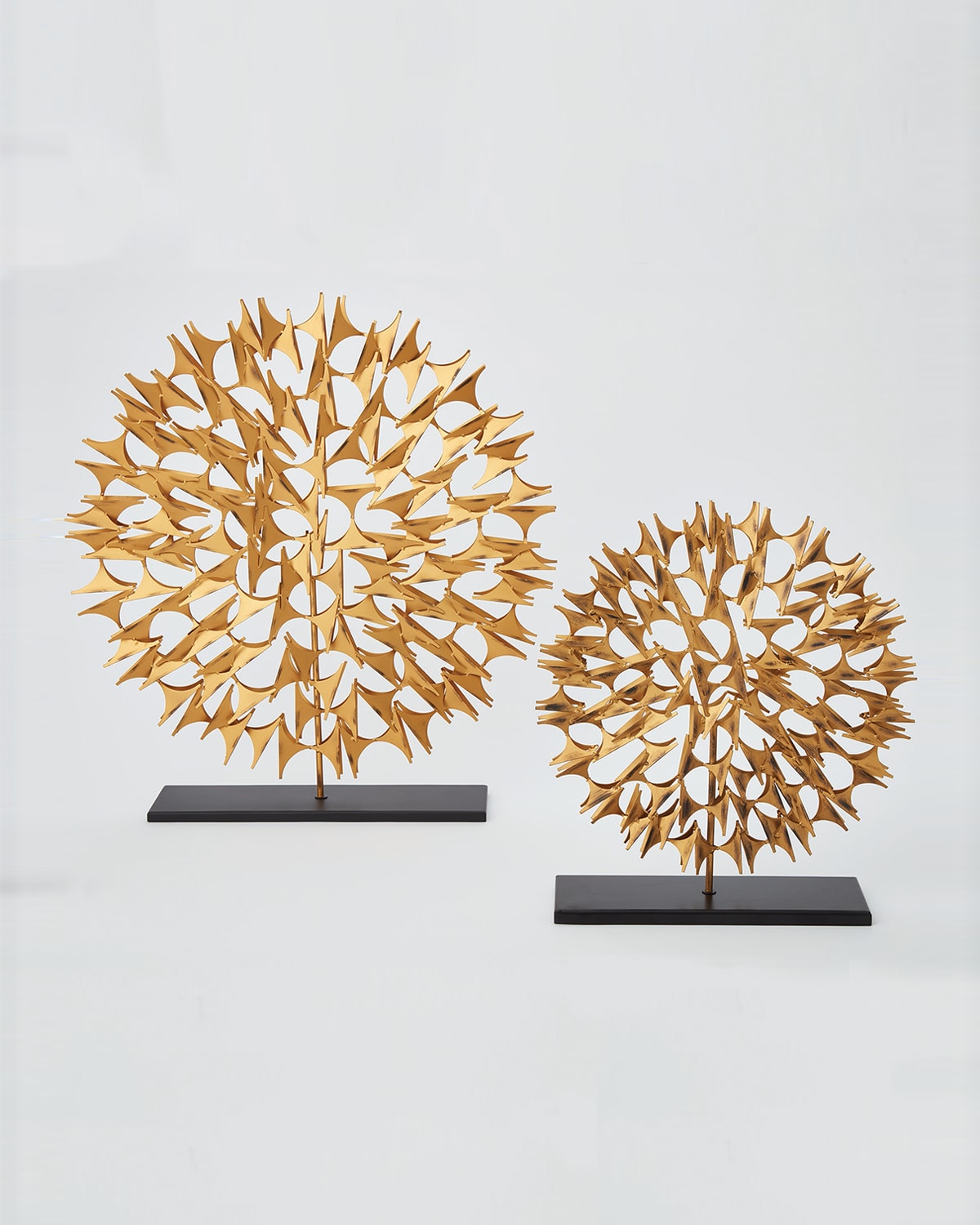 Shop Global Views Small Cosmos Sculpture In Gold