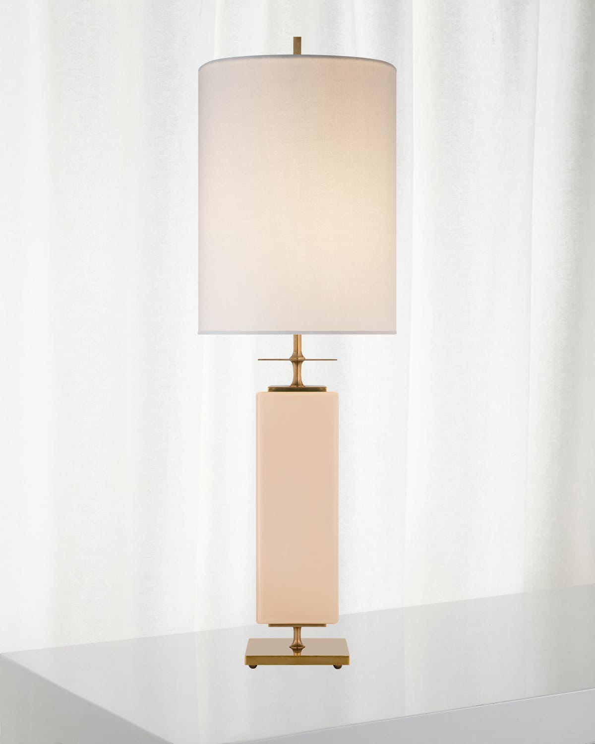 Shop Visual Comfort Signature Beekman Table Lamp In Pink