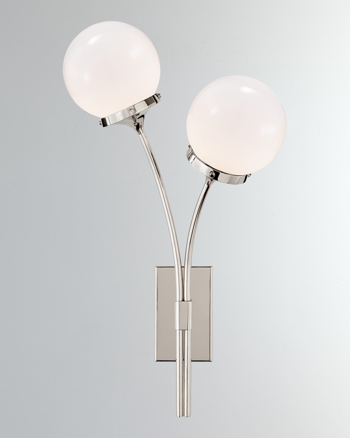 Visual Comfort Signature Prescott Right Sconce In Gray Pattern