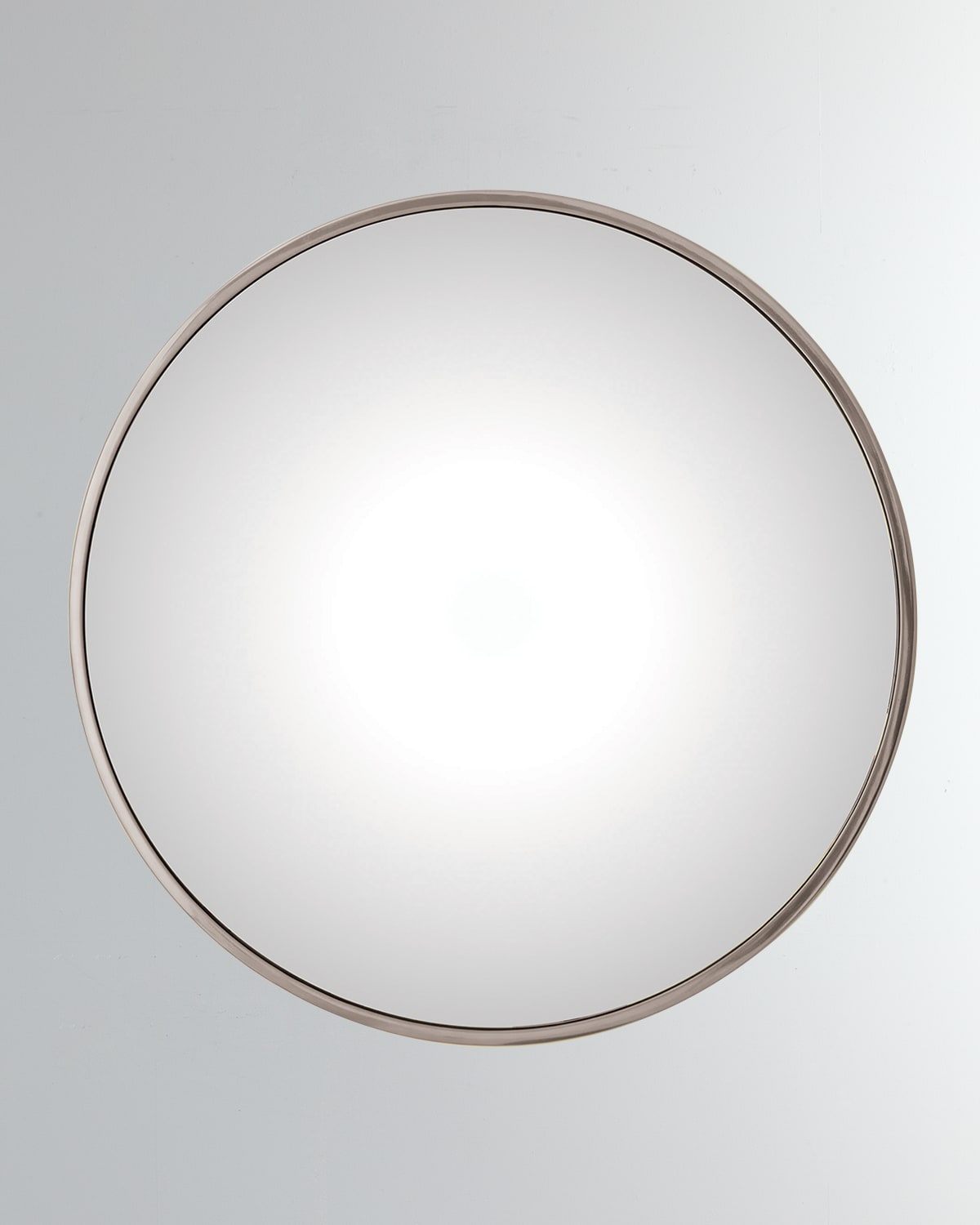 Global Views Large Hoop Convex Mirror In Silver