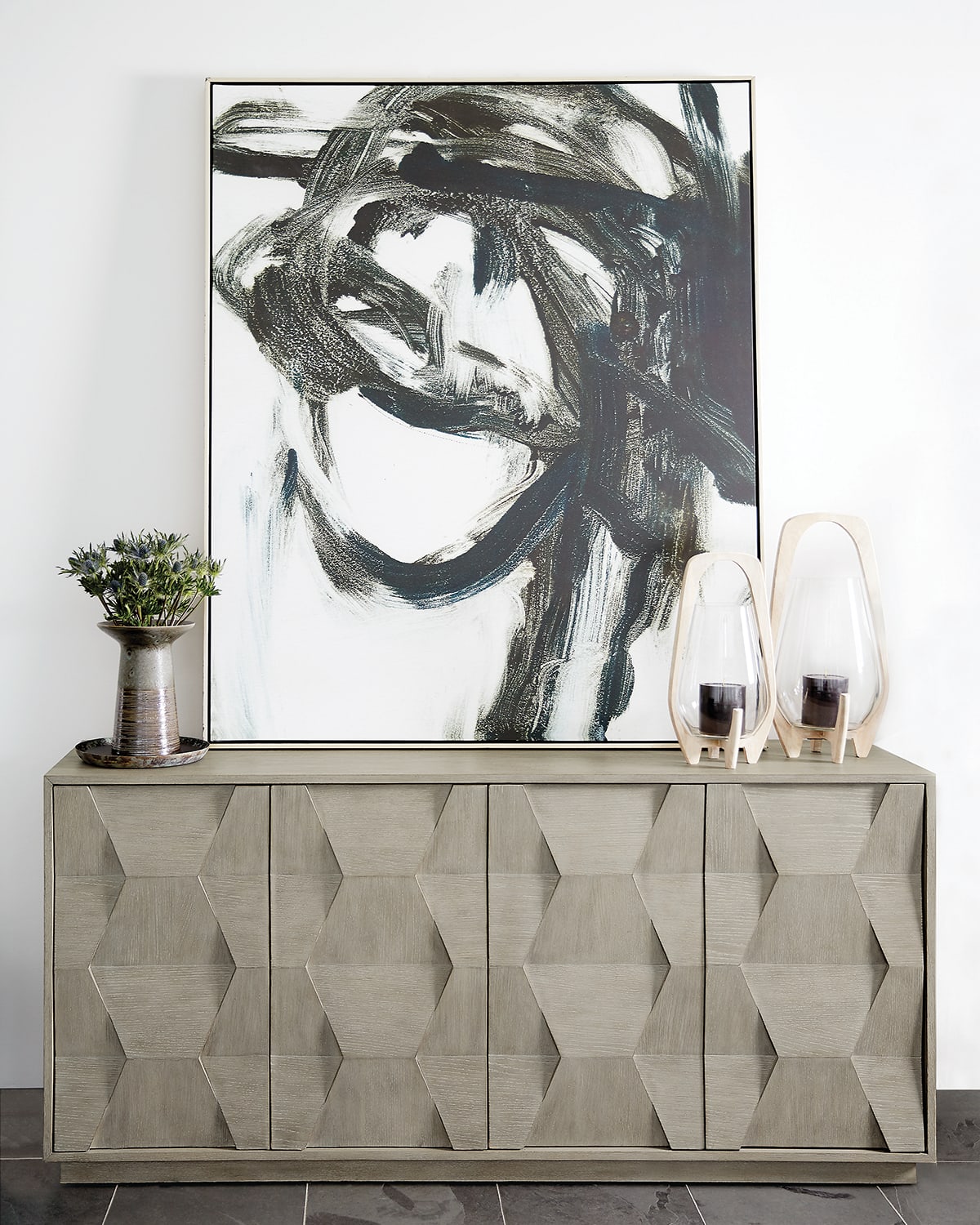 BERNHARDT LINEA DIMENSIONAL 2-DOOR BUFFET