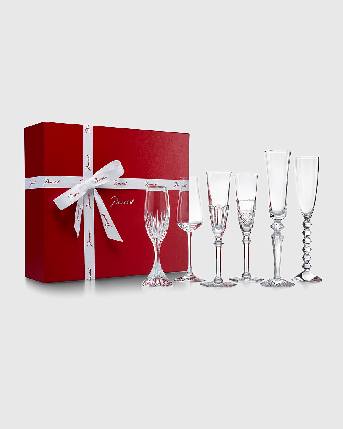 Shop Baccarat Bubble Champagne Flute Box Set In Clear