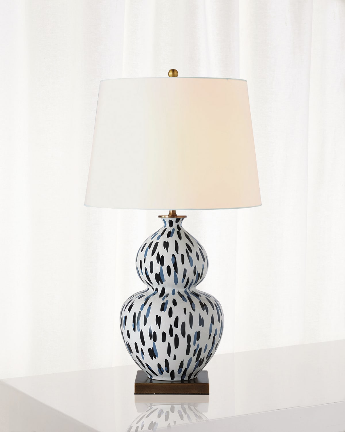 Port 68 Mill Reef Table Lamp In Indigo