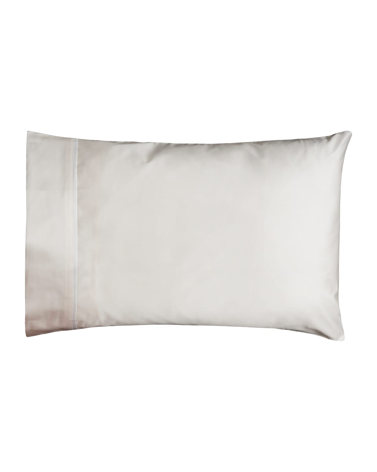 Bovi Fine Linens Estate Pair Of King Pillowcases, Ivory/white