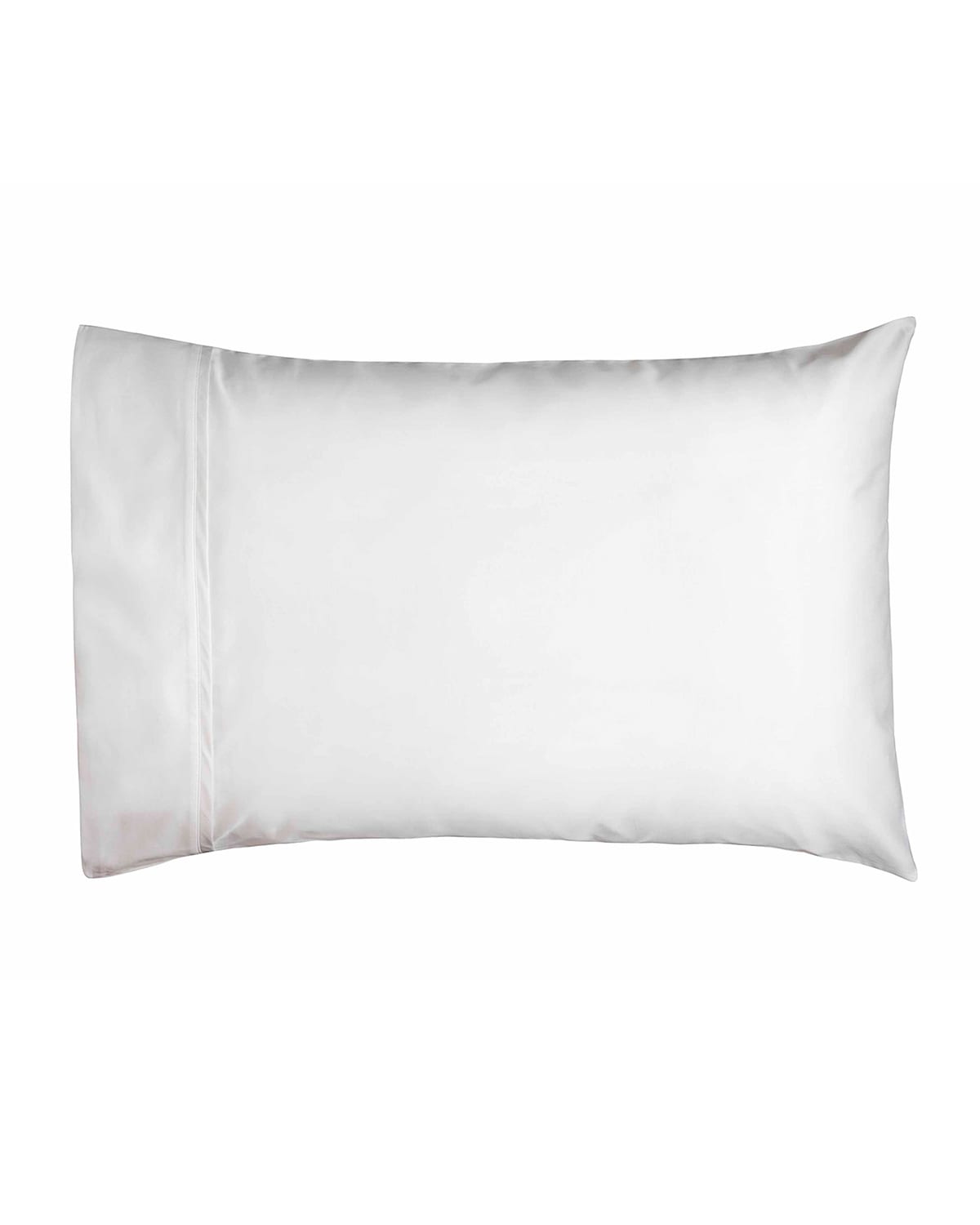 Bovi Fine Linens Estate Pair Of King Pillowcases, White/white