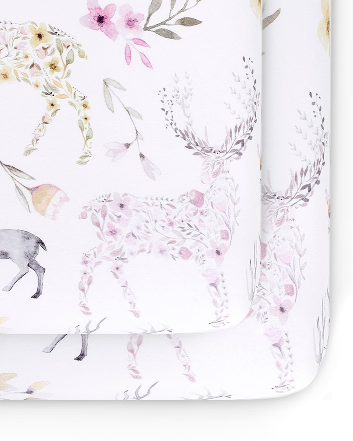Shop Oilo Studio Fawn Jersey Standard Crib Sheet, 2 Pack In Blush
