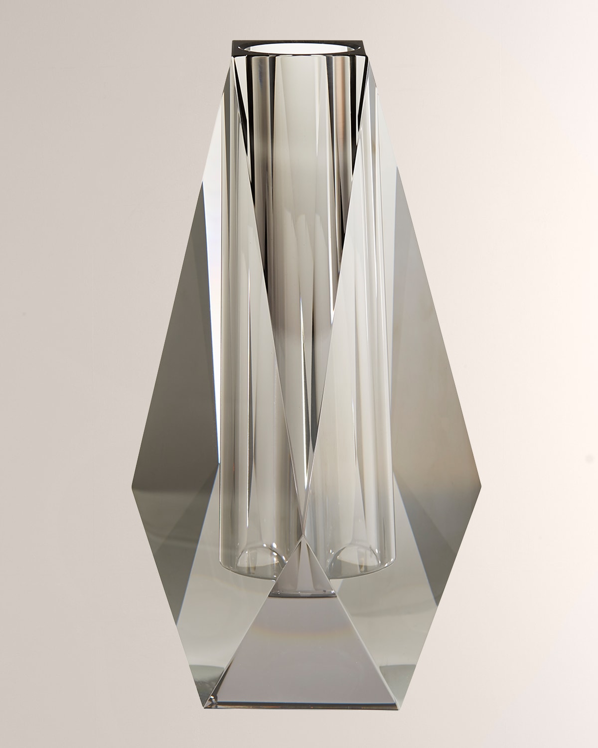 Arteriors Gemma Tall Vase In Gray