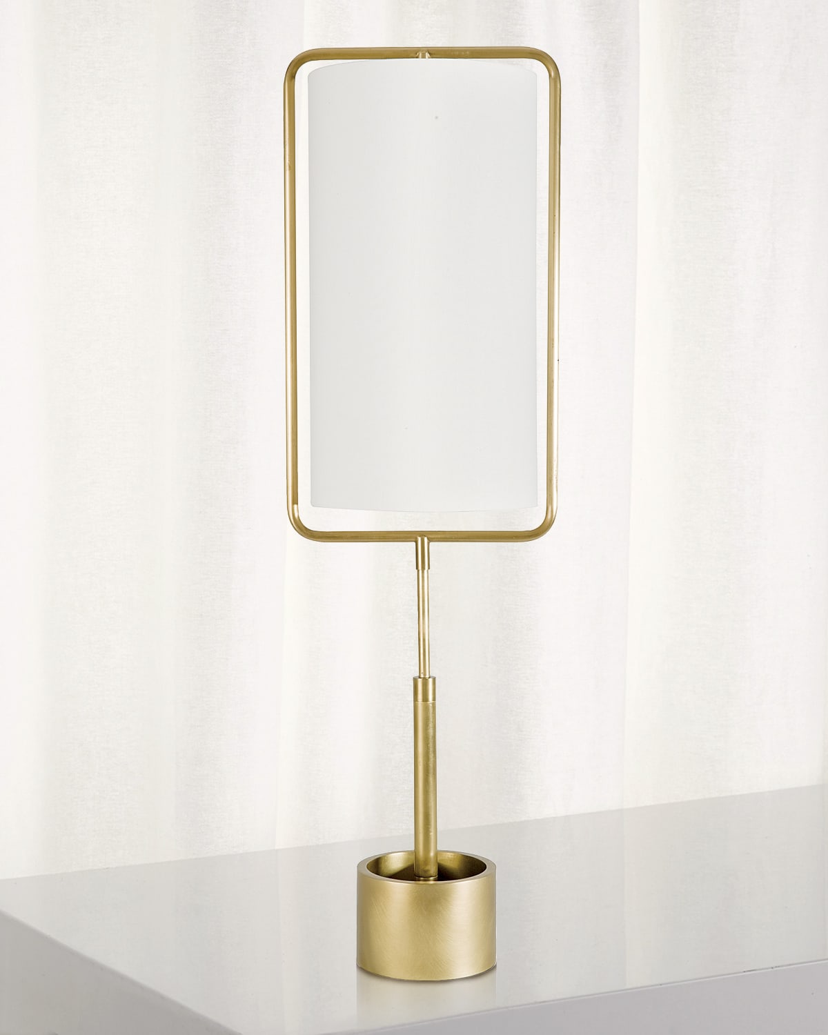 Shop Regina Andrew Geo Rectangle Table Lamp In Gold