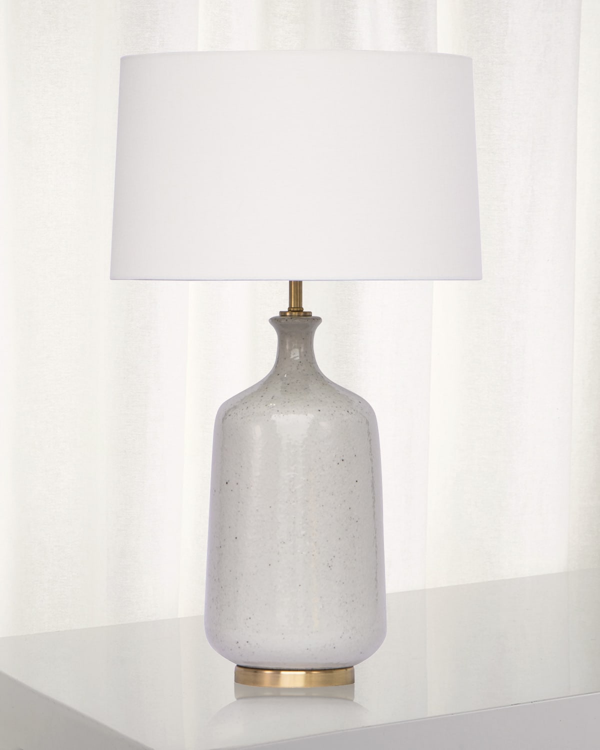 Shop Regina Andrew Glace Ceramic Table Lamp In White
