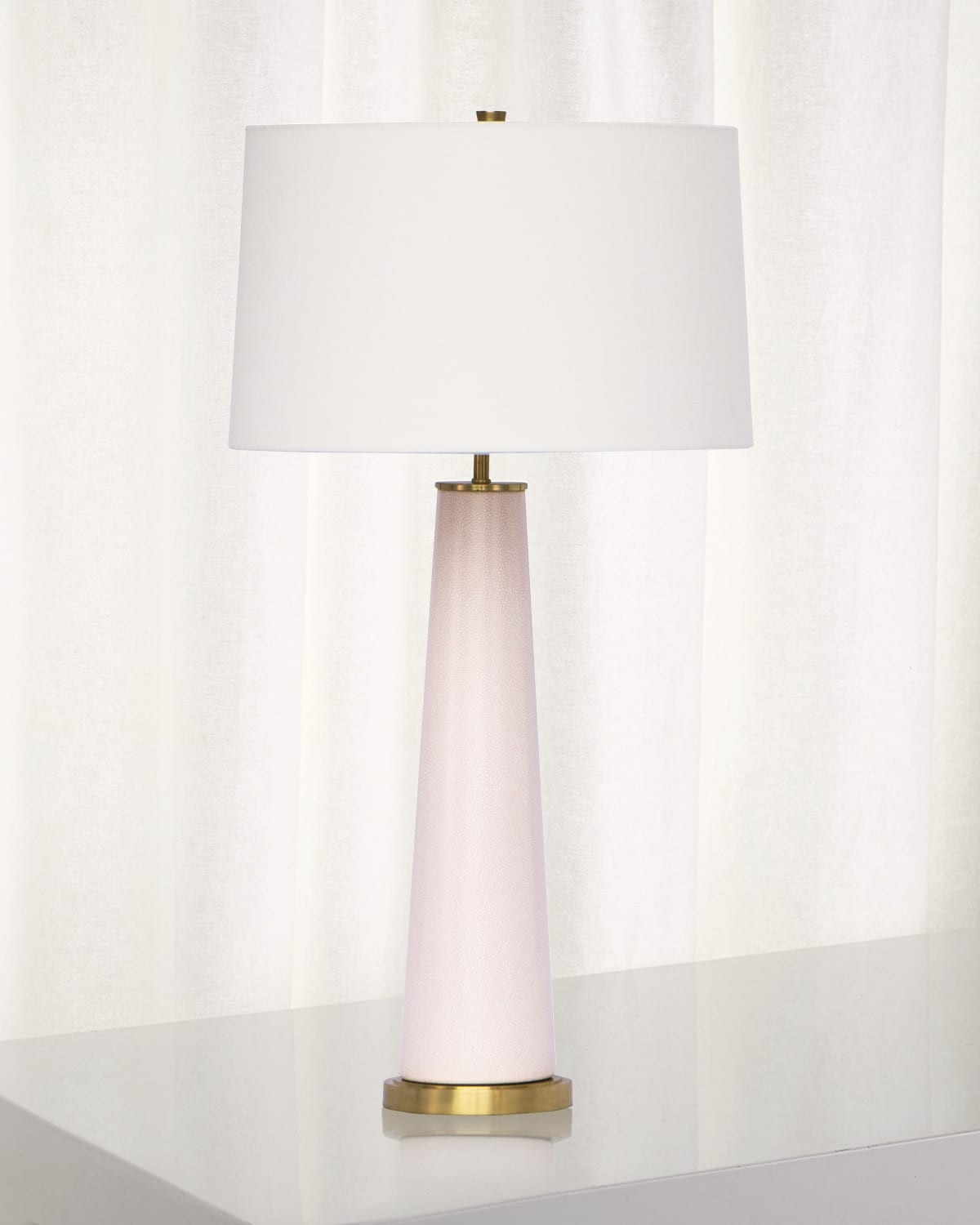 Shop Regina Andrew Audrey Ceramic Table Lamp In Blush