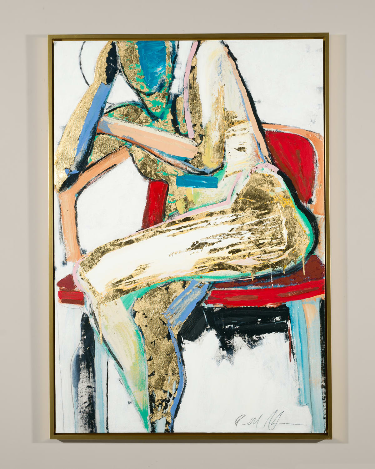 RFA FINE ART GOLDEN GIRL GICLEE CANVAS ART BY ROBERT ROBINSON 