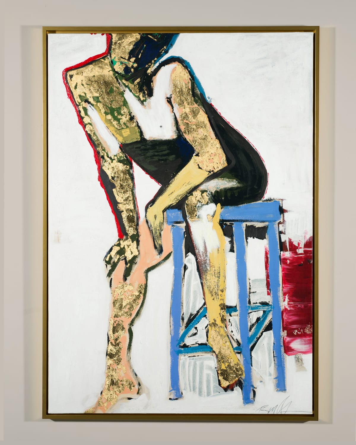 RFA FINE ART GOLDEN BOY GICLEE CANVAS ART BY ROBERT ROBINSON 