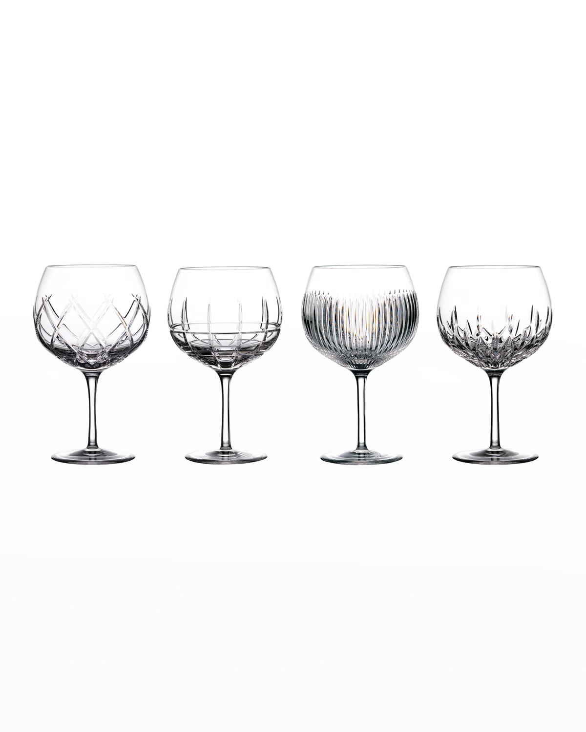 Shop Waterford Crystal Gin Journey Assorted Balloon Glasses, Set Of 4 In Clear
