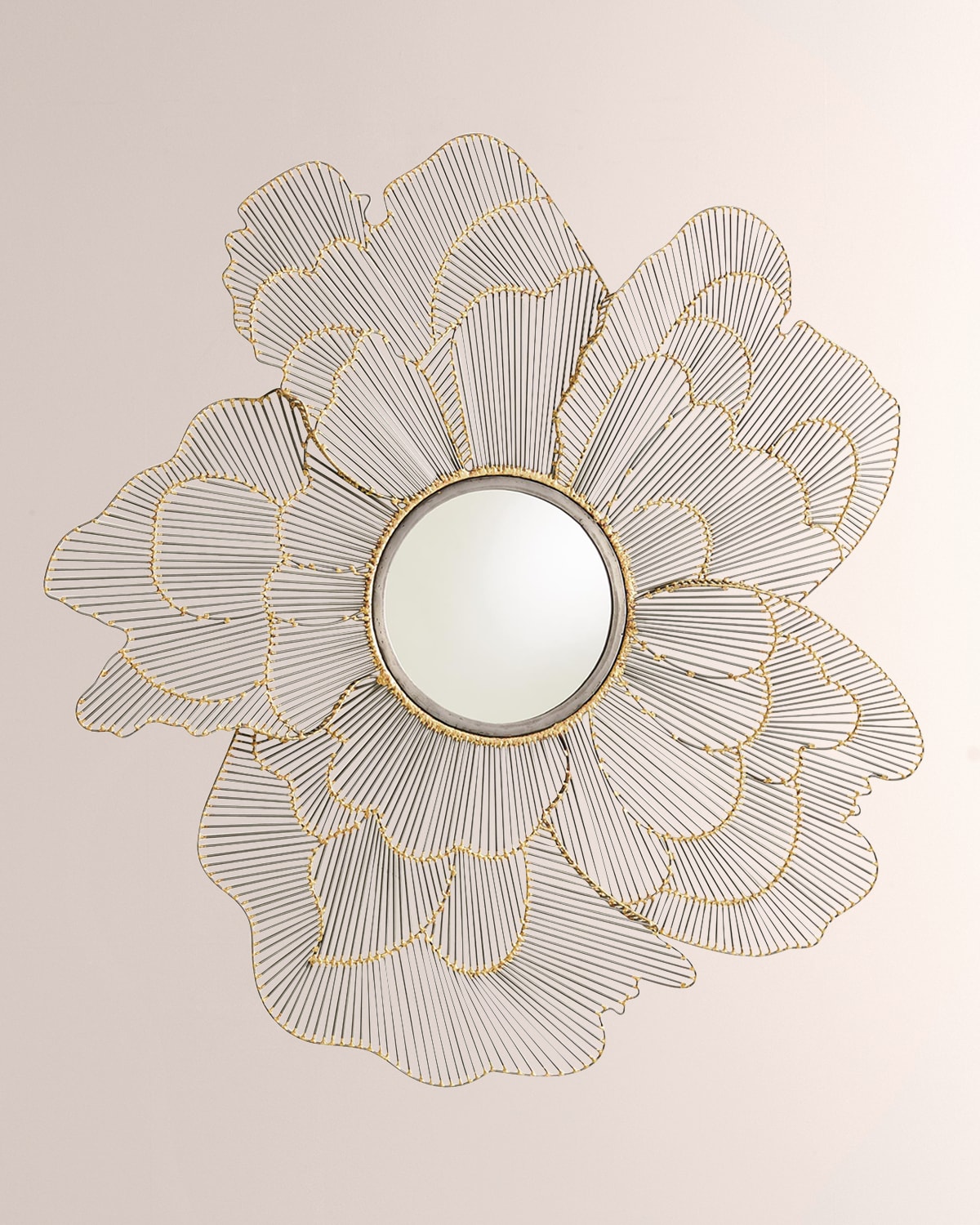 Global Views Iron Poppy Mirror