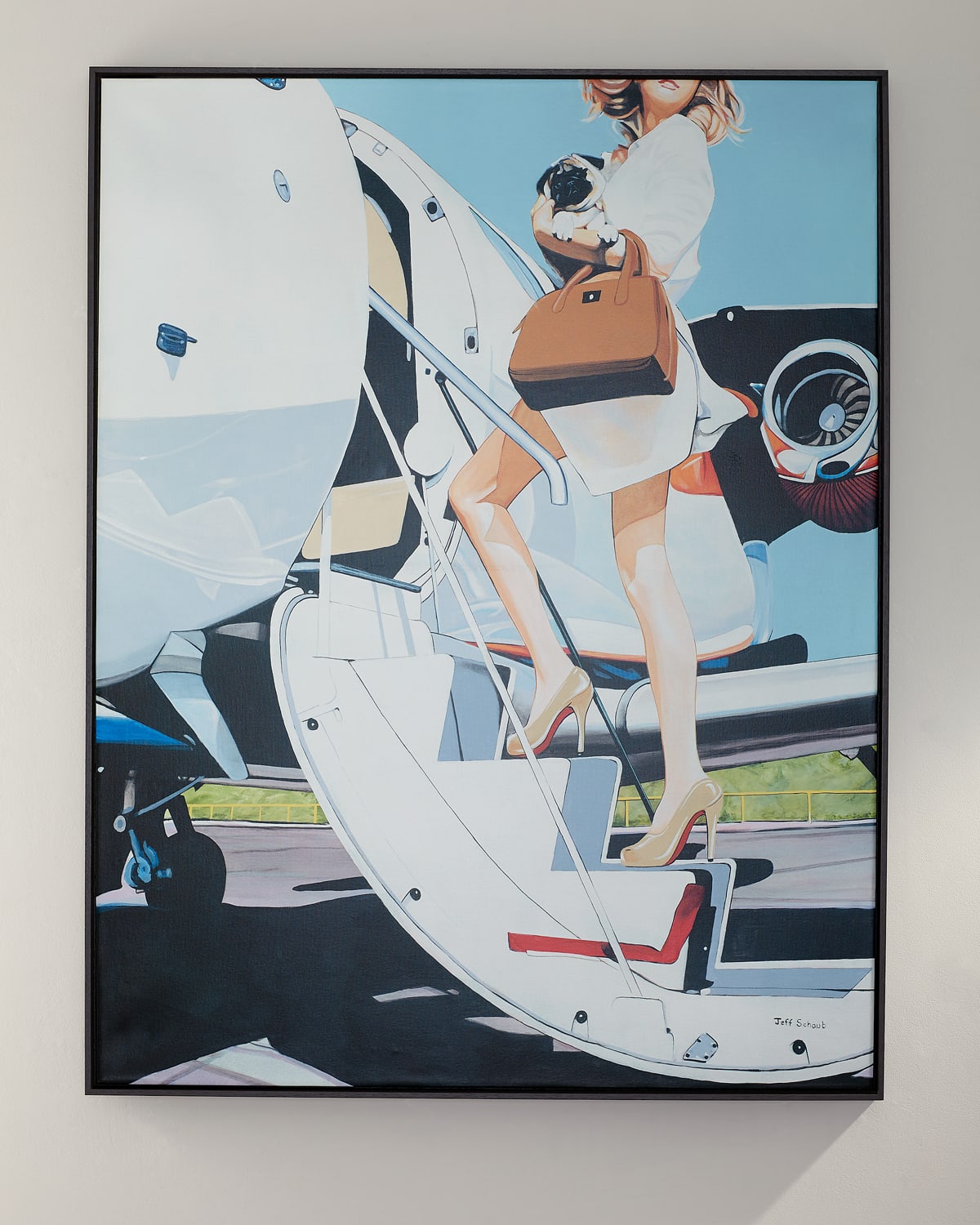 RFA FINE ART JET SETTER GICLEE CANVAS ART BY JEFF SCHAUB 