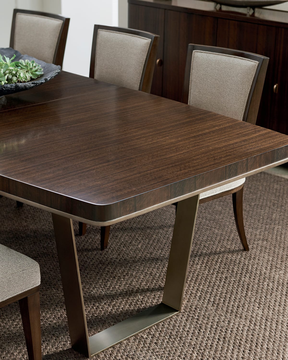 Caracole Streamline Dining Table In Brown