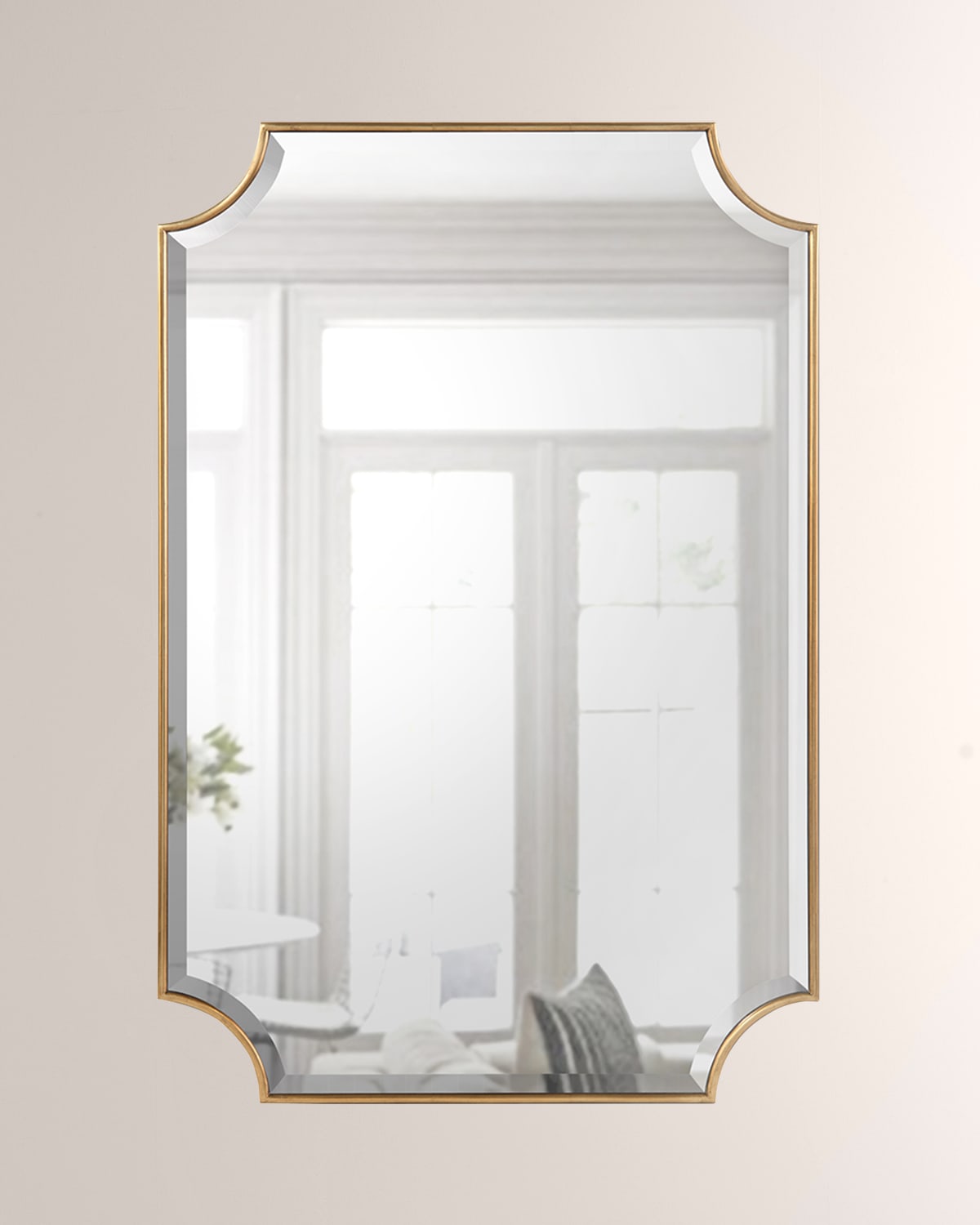 John-richard Collection Priora Mirror In Gold