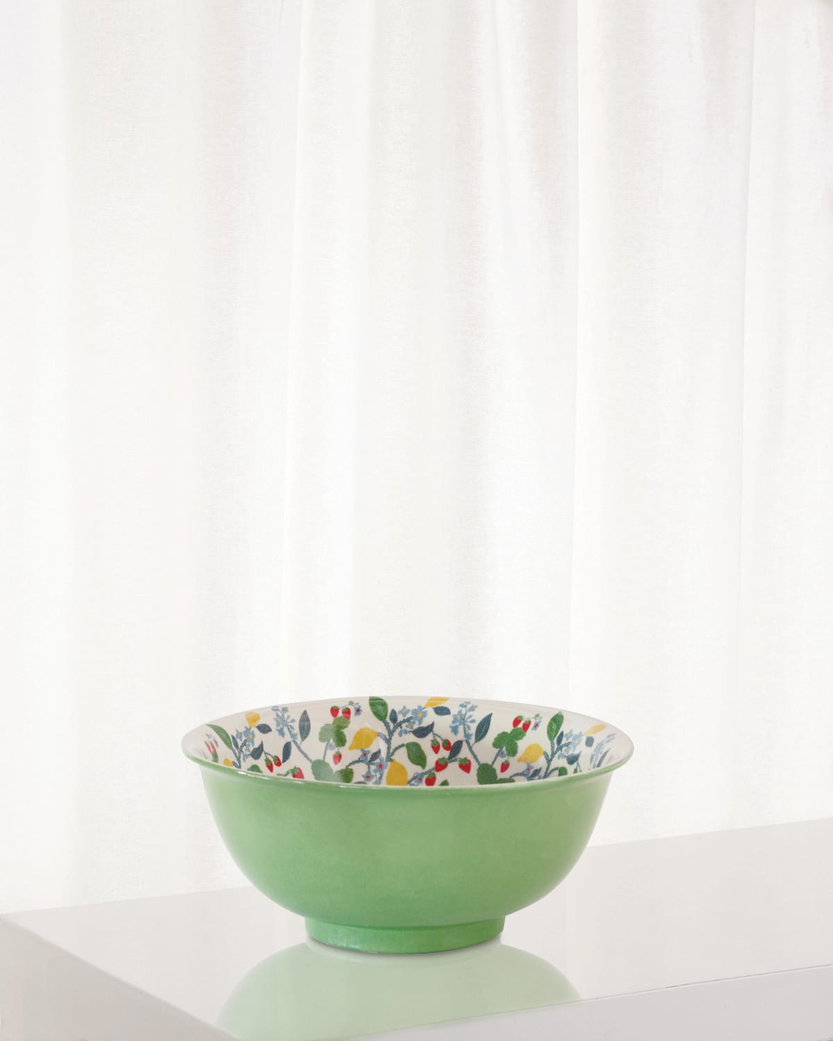 Port 68 Crewel Summer Bowl In Green