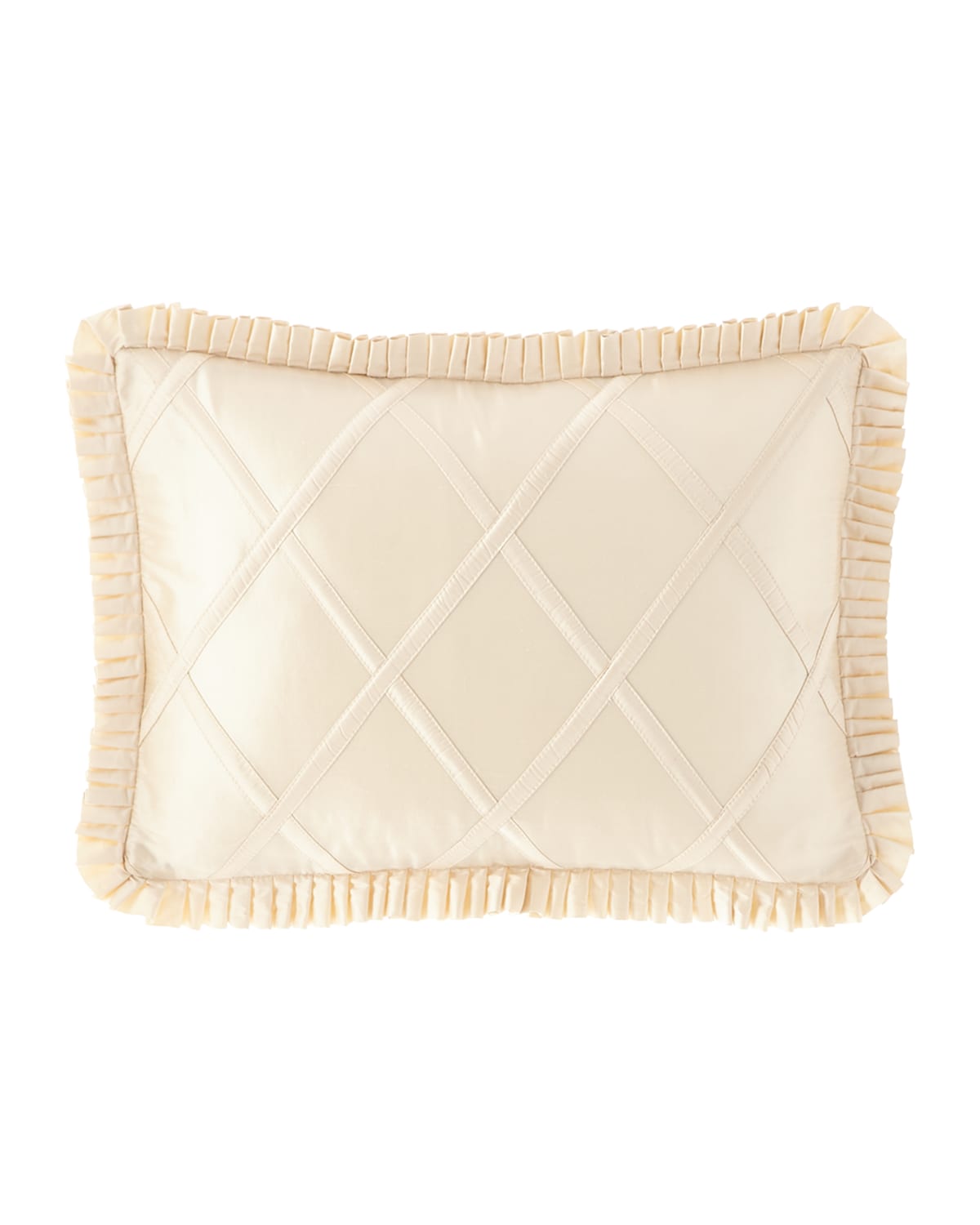 Shop Austin Horn Collection Elegance Boudoir Pillow In Cream