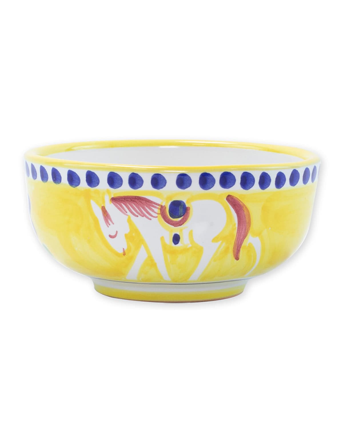 Shop Vietri Cavallo Cereal/soup Bowl In Handpainted