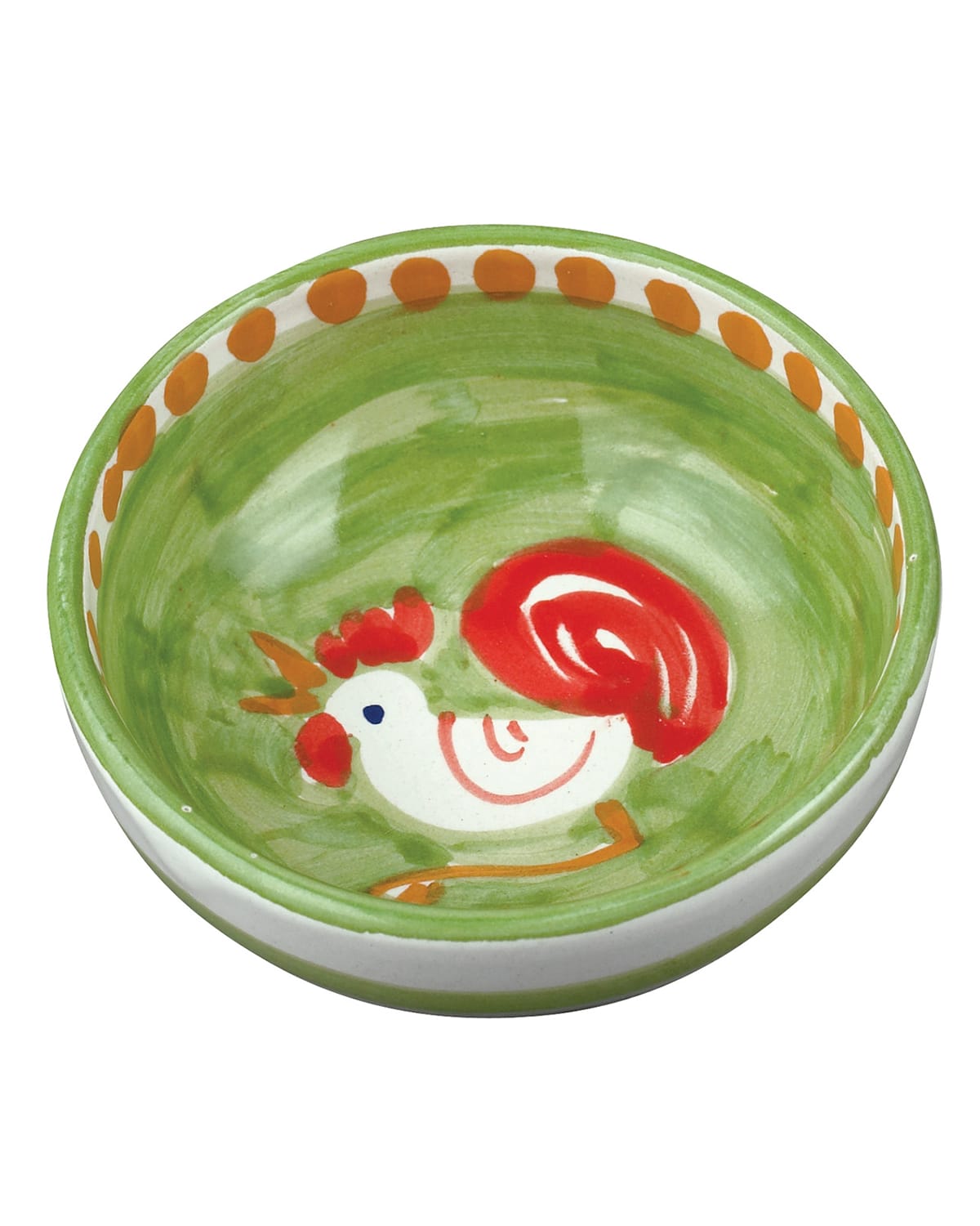 Shop Vietri Gallina Olive Oil Bowl In Handpainted