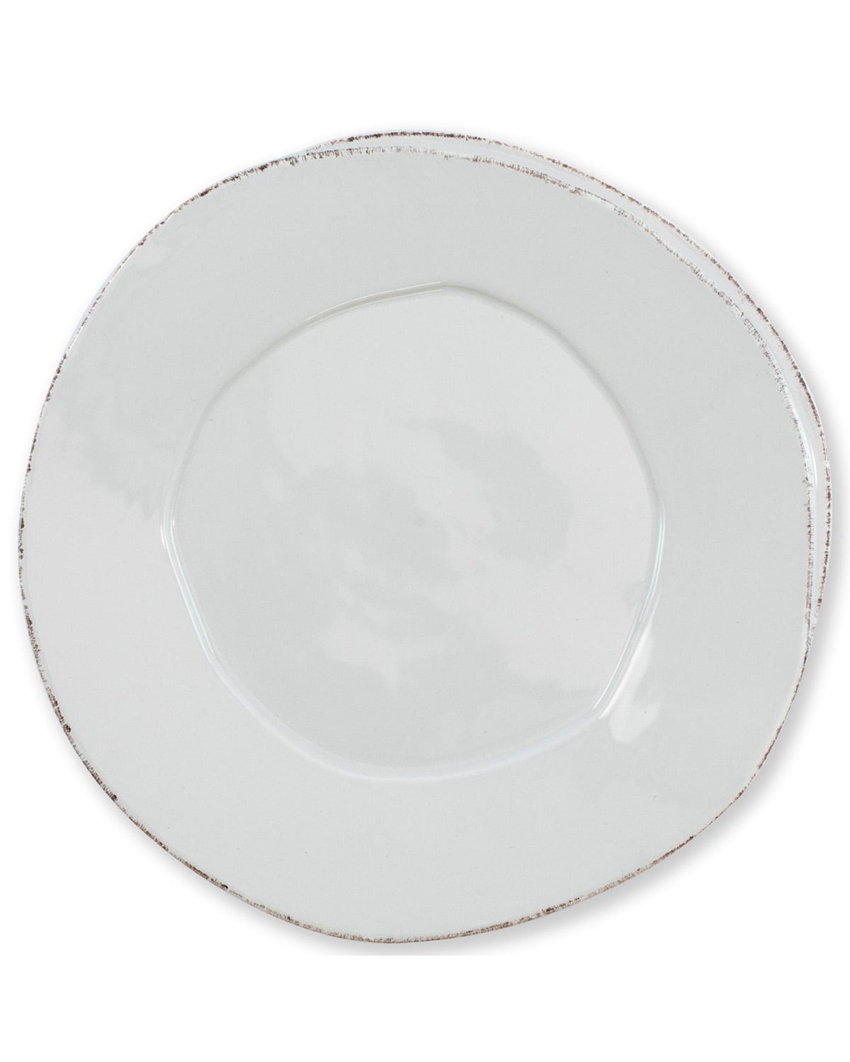 Shop Vietri Lastra Dinner Plate In Light Gray