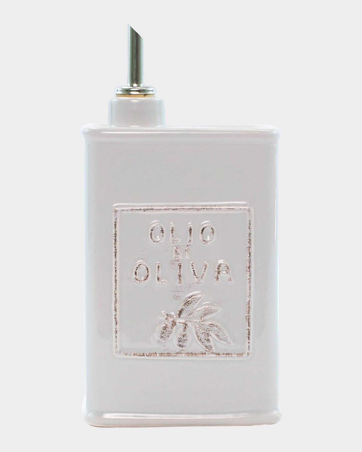 Shop Vietri Lastra Olive Oil Can, Light Gray