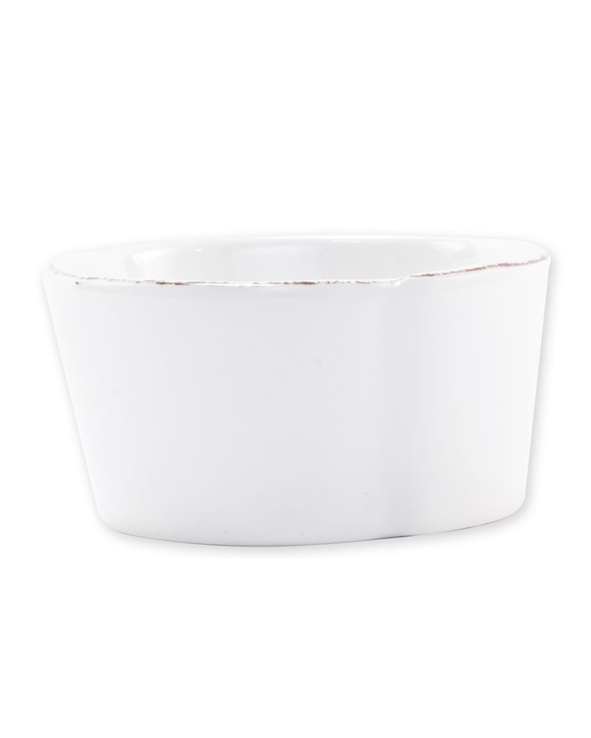 Shop Vietri Melamine Lastra Condiment Bowl, White