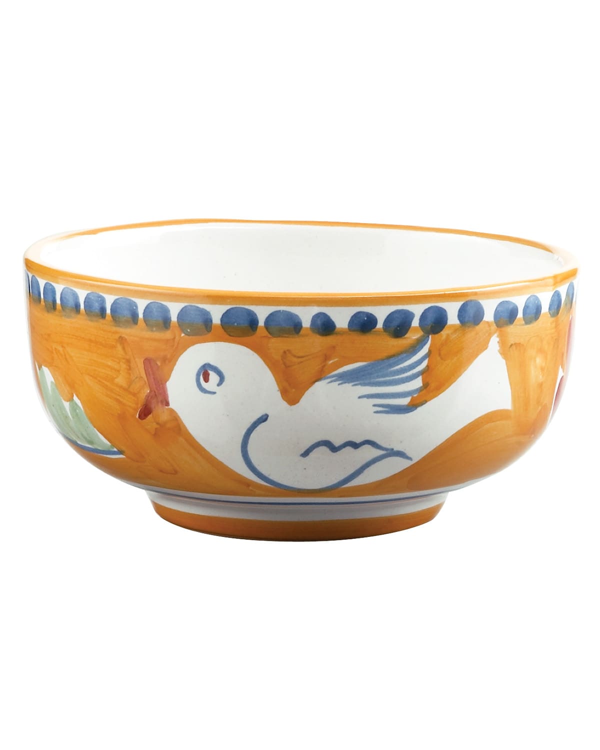 Shop Vietri Uccello Cereal/soup Bowl In Handpainted