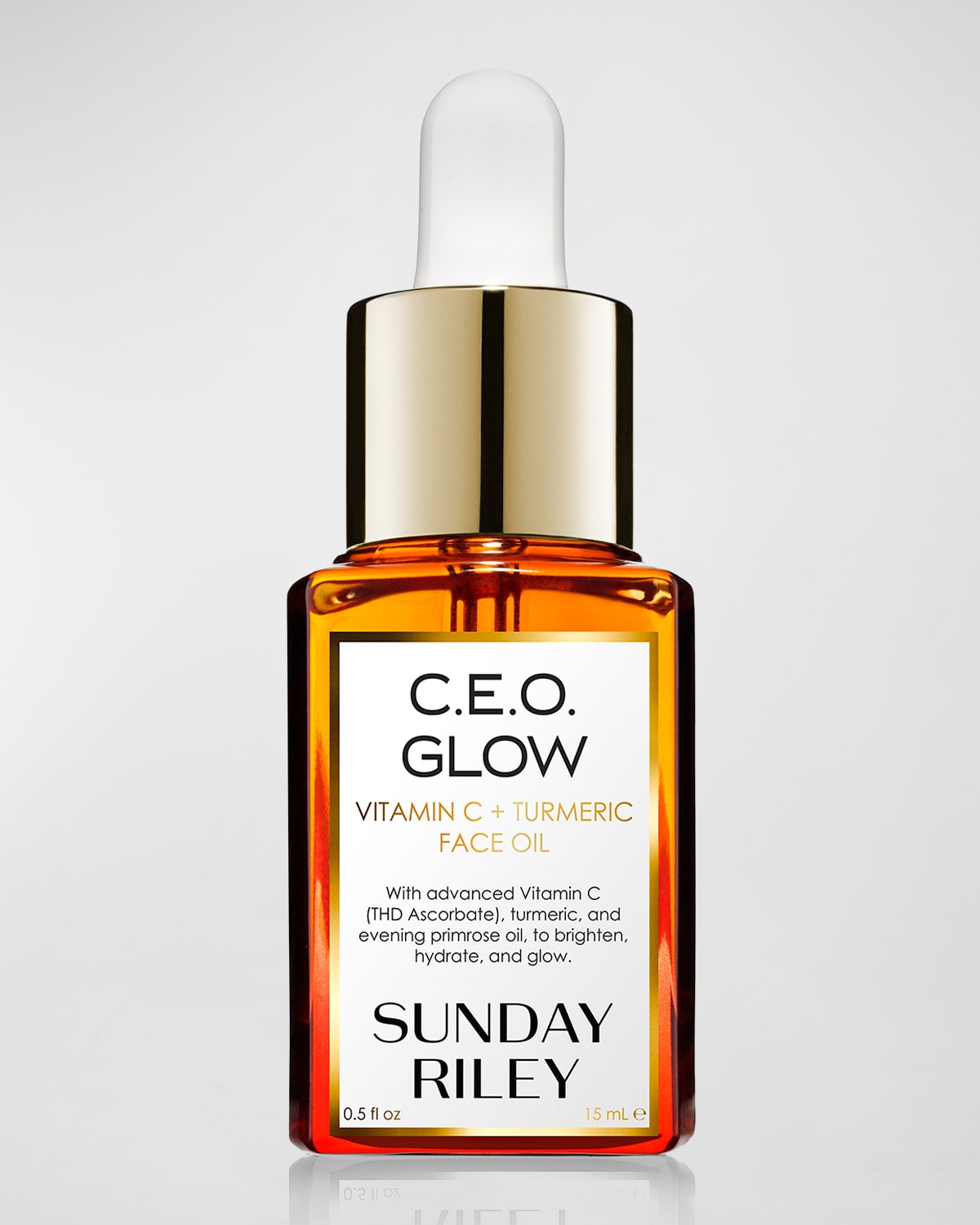 C.E.O. Glow Vitamin C + Turmeric Face Oil, 0.5 oz.