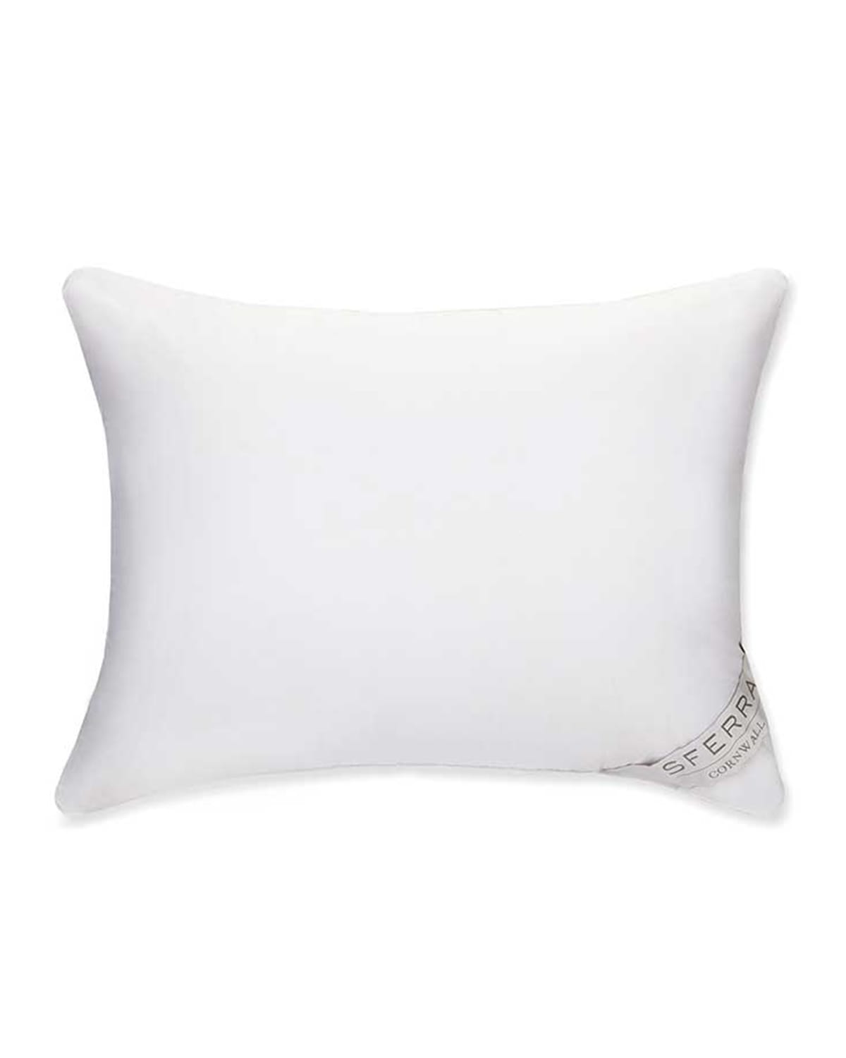 Sferra Cornwall Medium Down Pillow, King In White
