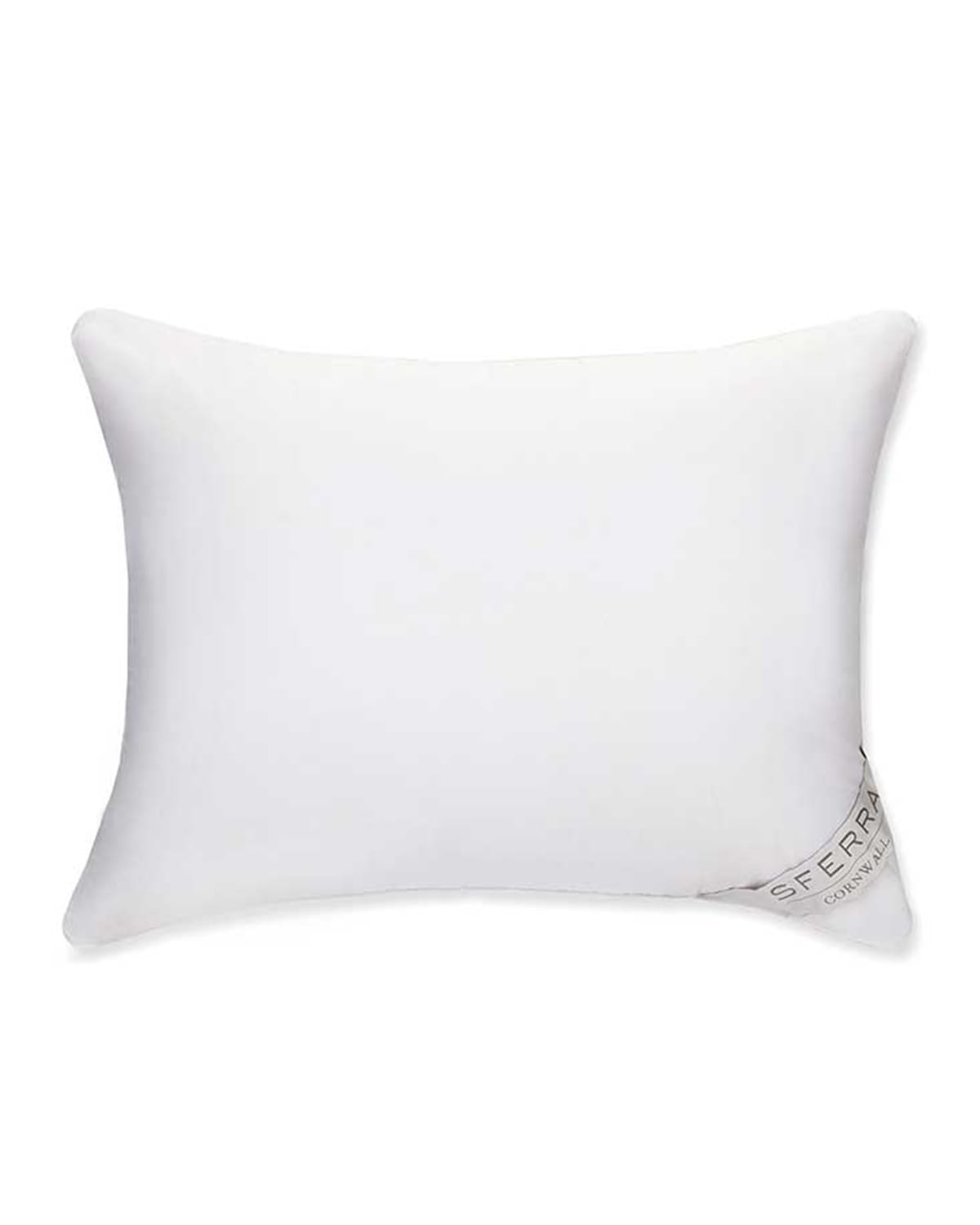 Sferra Cornwall Standard Medium Down Pillow In White