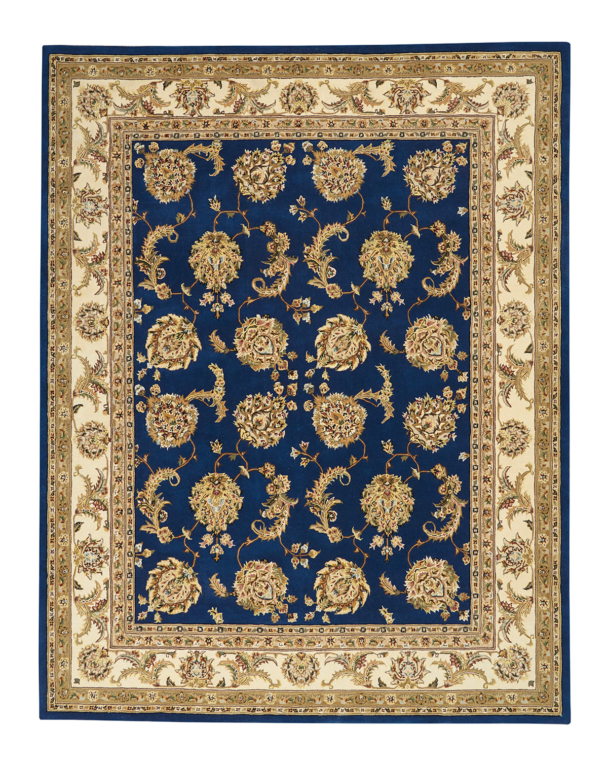 Nourcouture Brie Hand Tufted Rug, 5' X 8' In Navy