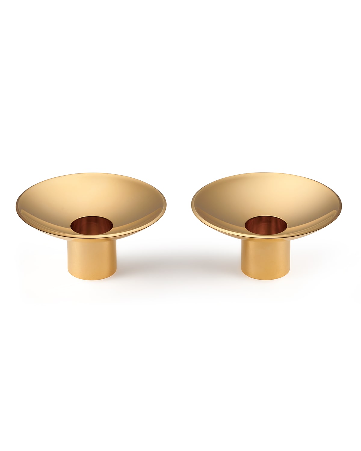 Aerin Evelina Candleholders, Set Of 2 In Gold