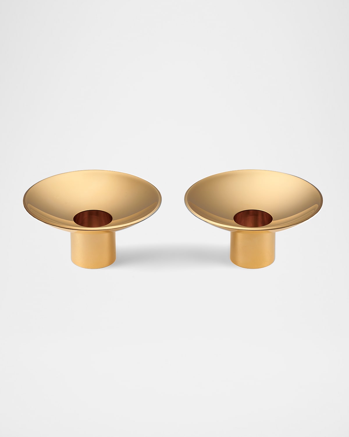 Aerin Evelina Candleholders, Set Of 2 In Gold