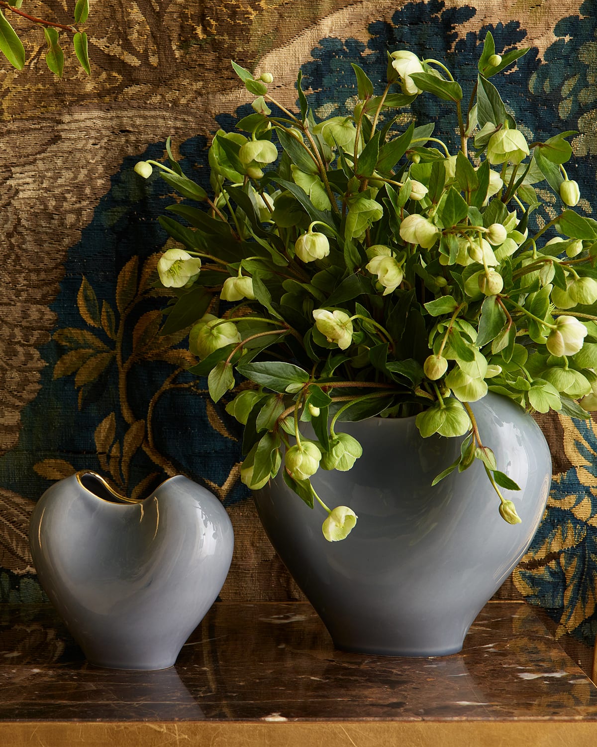 Aerin Paola Large Vase In Blue