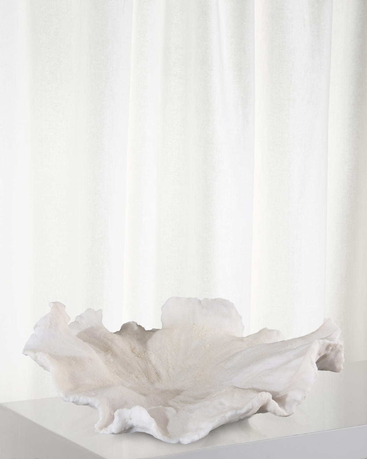 John-richard Collection Floating Wave Bowl In White