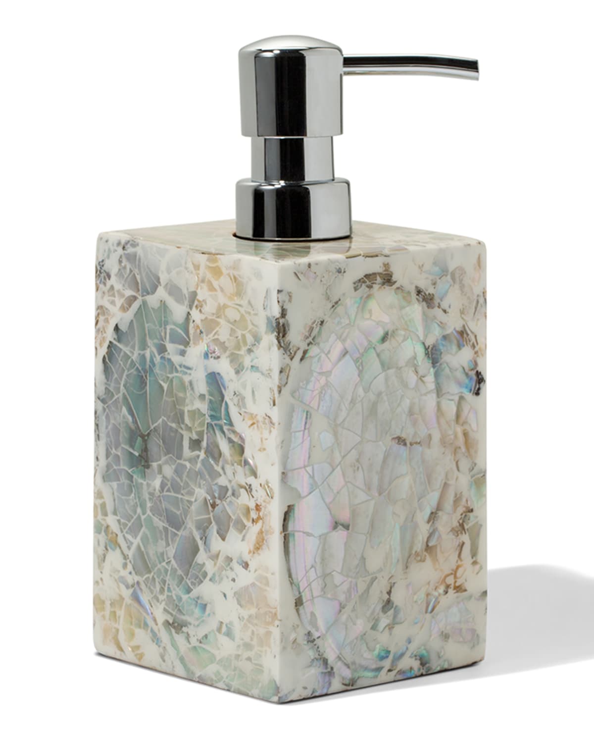 Ladorada Mother-of-pearl Soap Dispenser In Mother Of Pearl