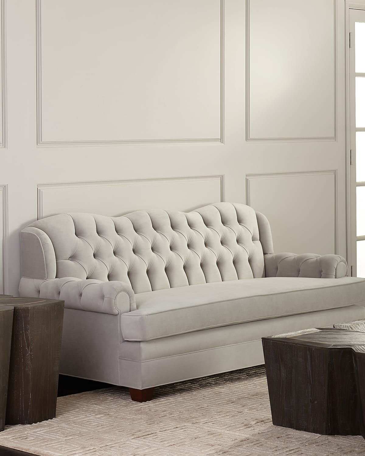 Haute House Smith Sleeper Sofa, 80.5" In Light Gray