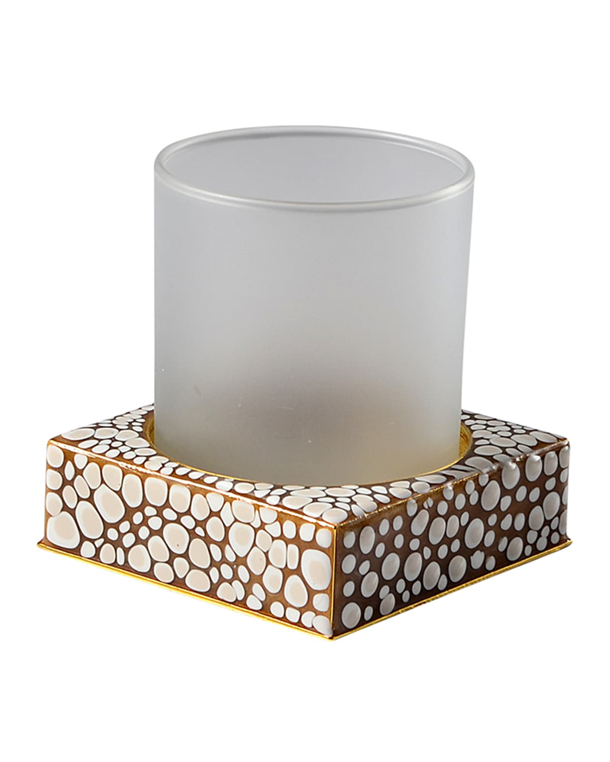 Mike & Ally Prosecco Square Tumbler In Gold