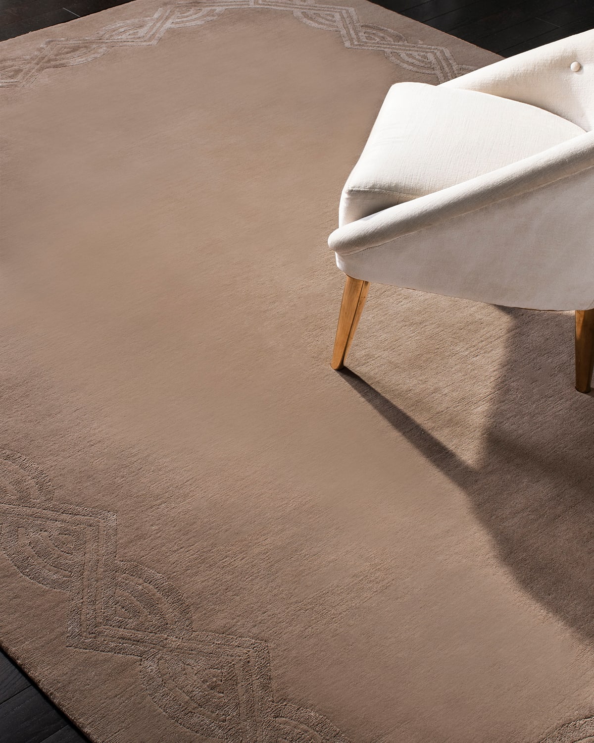 Polo Ralph Lauren Dufrene Taupe Hand-knotted Rug, 9' X 12' In Beige