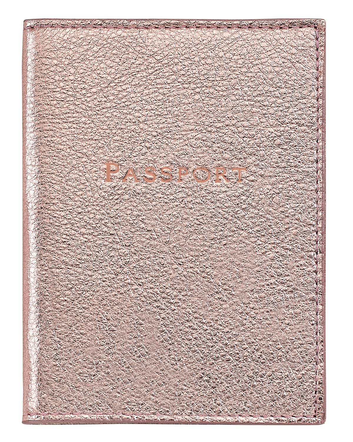 Graphic Image Passport Cover In Rosegold