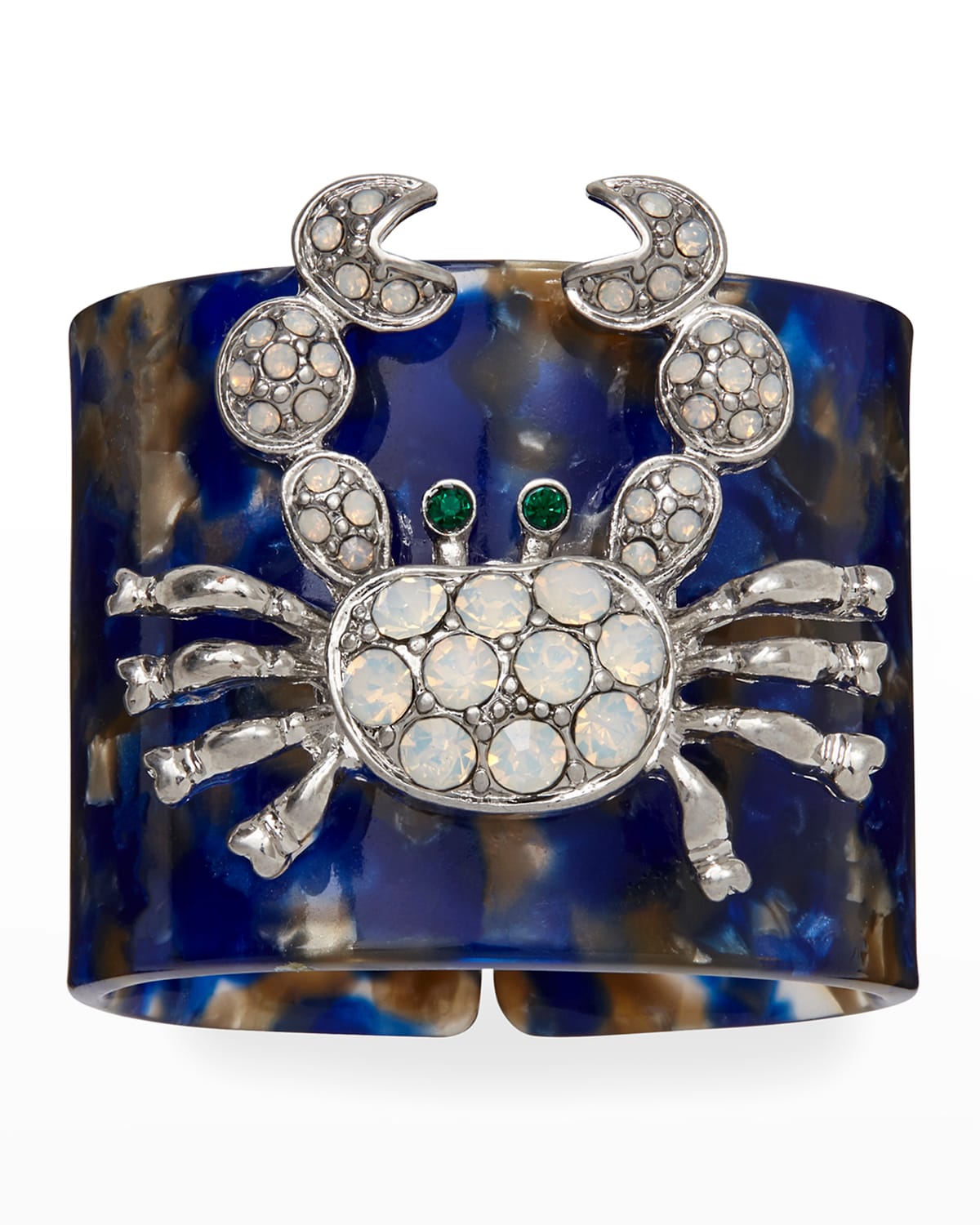 Shop Joanna Buchanan Crab Blue Resin Napkin Rings, Set Of 4