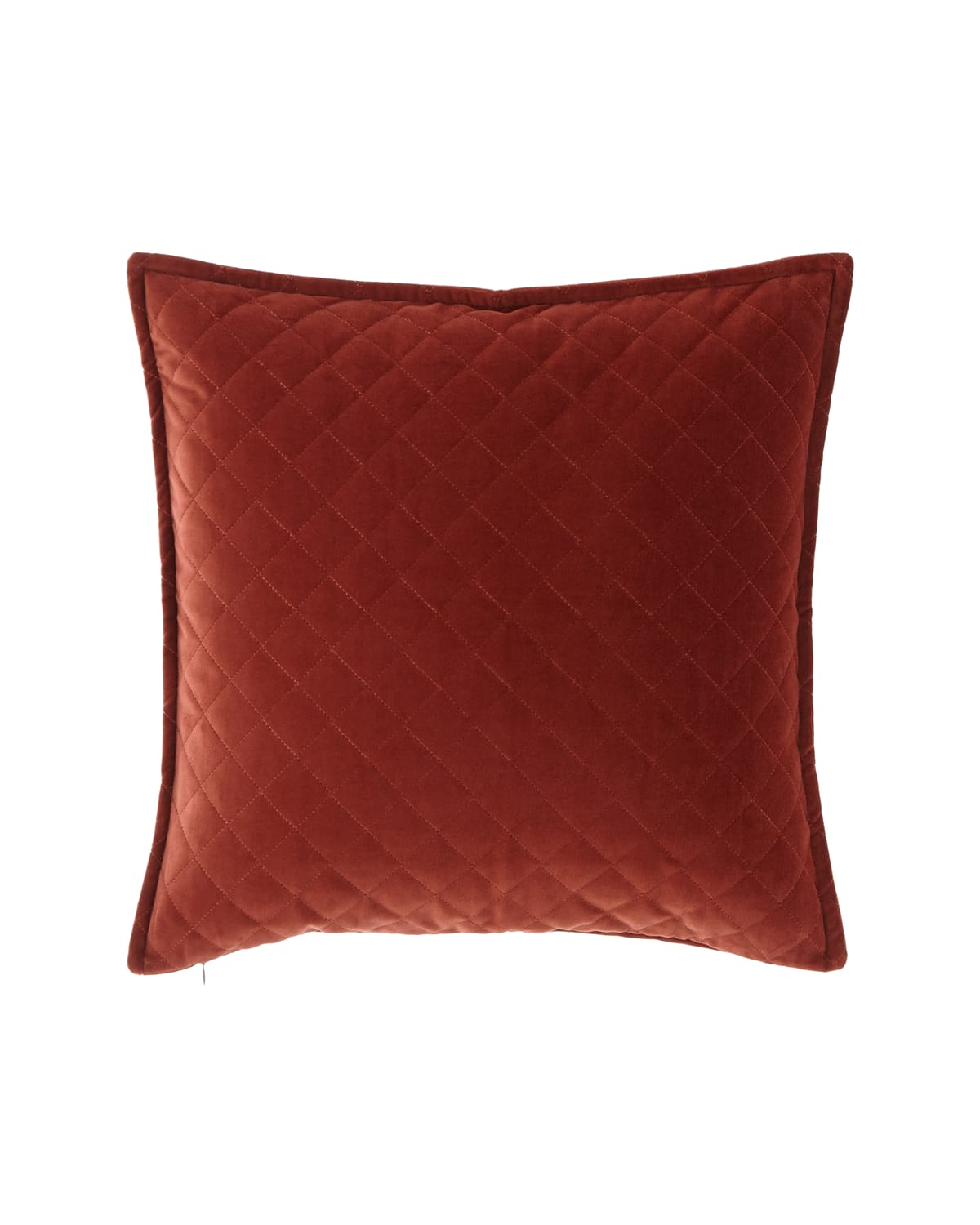 Shop Austin Horn Collection Elite Velvet Pillow In Red/orange