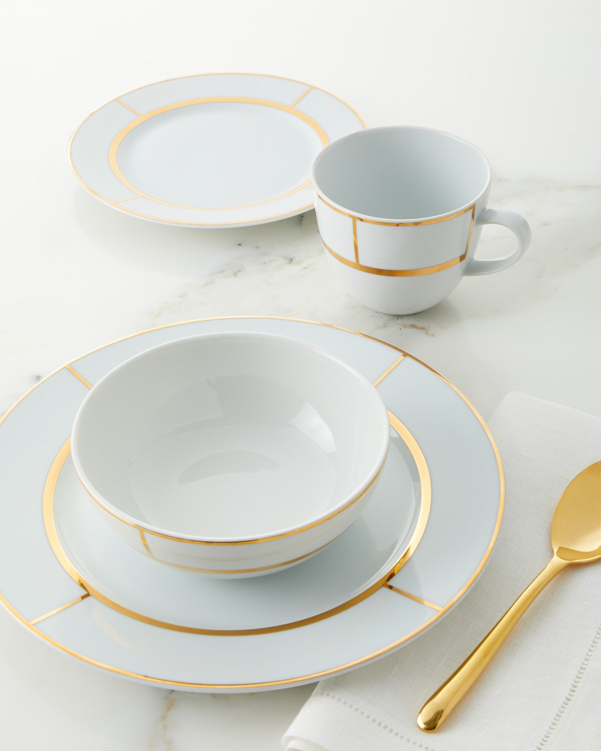 NEIMAN MARCUS 16-PIECE VIENNA DINNERWARE SET PROD223030219