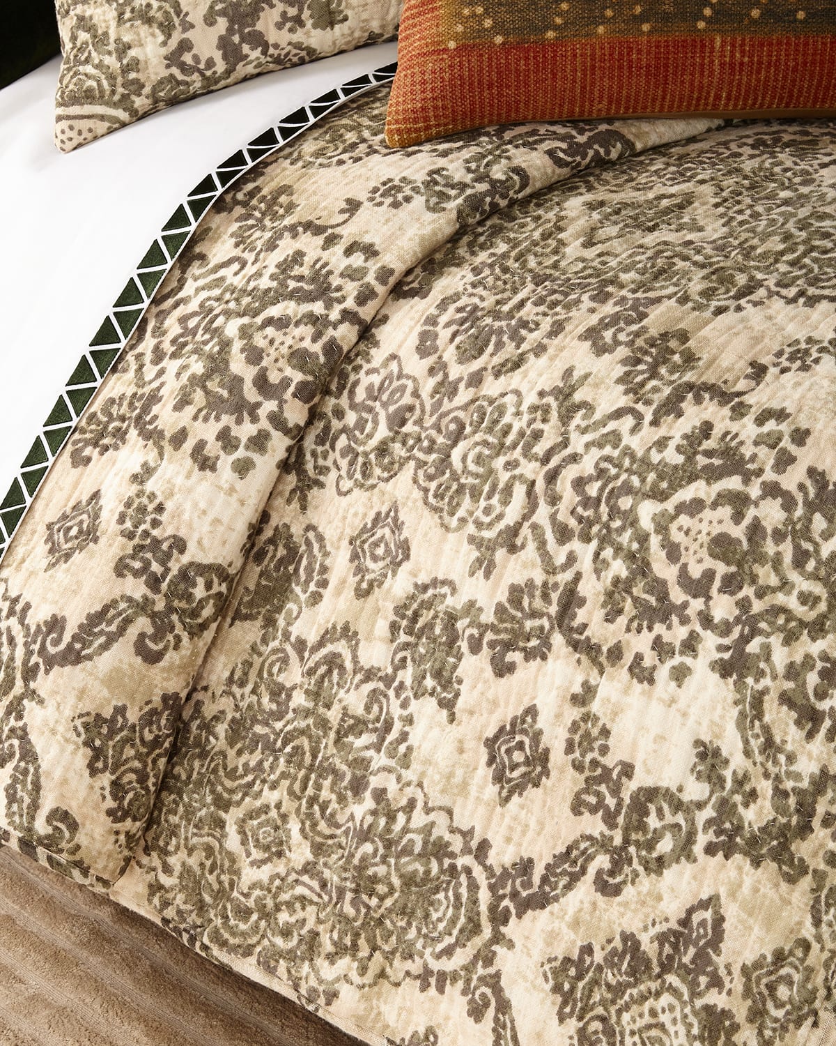Amity Home Lyon Queen Quilt In Green